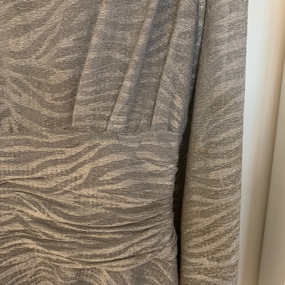 IRO Silver Metallic Cocktail Dress - Picture 6 of 6